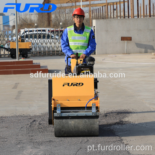 Rolo vibratório pequeno de cilindro duplo diesel (FYLJ-S600C)